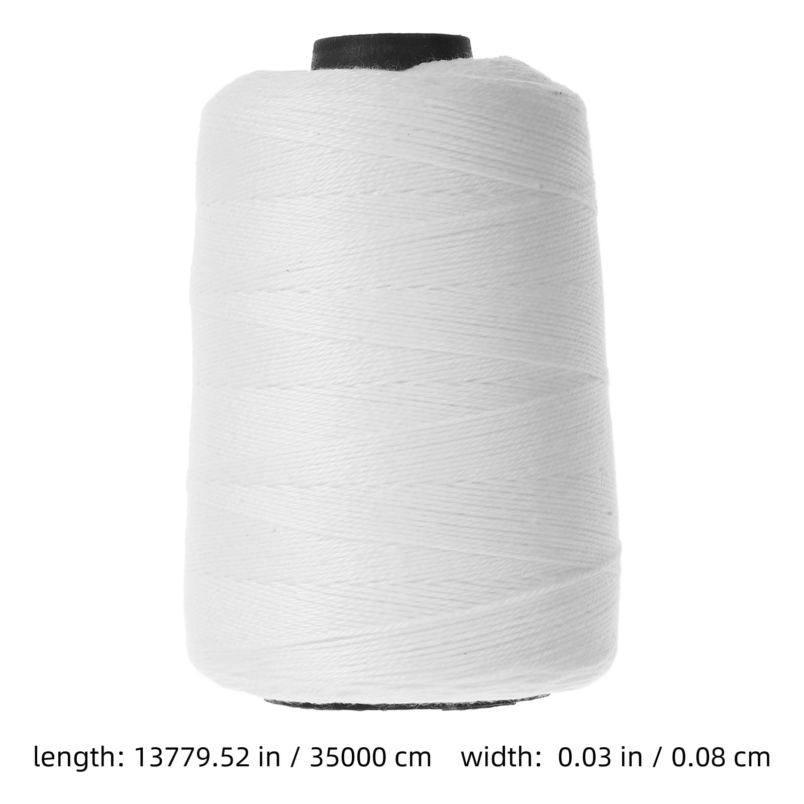 COLLBATH Línea de Albañilería de Algodón Blanco para Obra Resistencia Tensión y Corrosión, para Diseño en Obra y Construcción