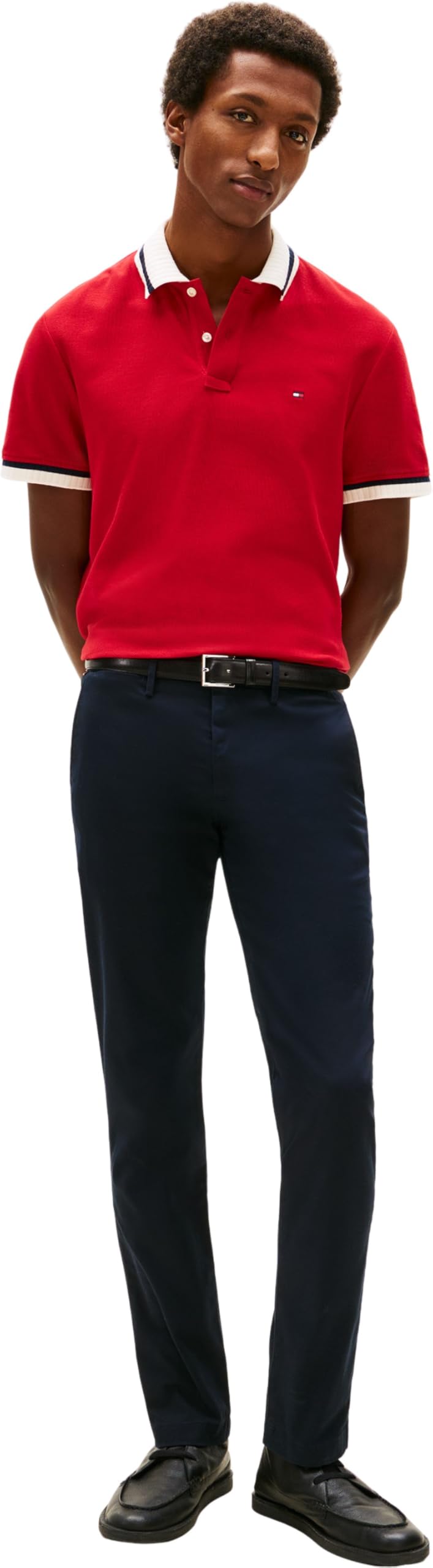Tommy Hilfiger Herren Hose Core Bleecker 1985 Pima Cotton Chino