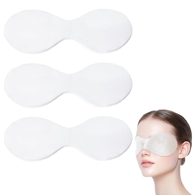 Yuanan 100 Pcs Disposable Non Woven Eye Care Non Woven Eyes Covers for EyeCare Disposable Eye Mask Cotton
