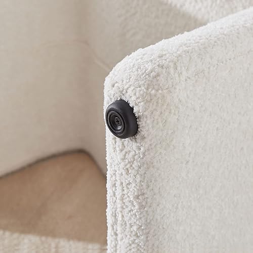 Miniatura 7 de Taburete pequeño otomano, taburete moderno multifuncional, reposapiés para sofá, asiento adicional para sala de estar, entrada, pasillos y