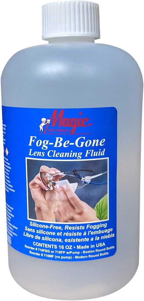 Lens Cleaner Spray, Safety Glasses Cleaning Liquid, 16 Ounce, 1 Bottle, MS-93150