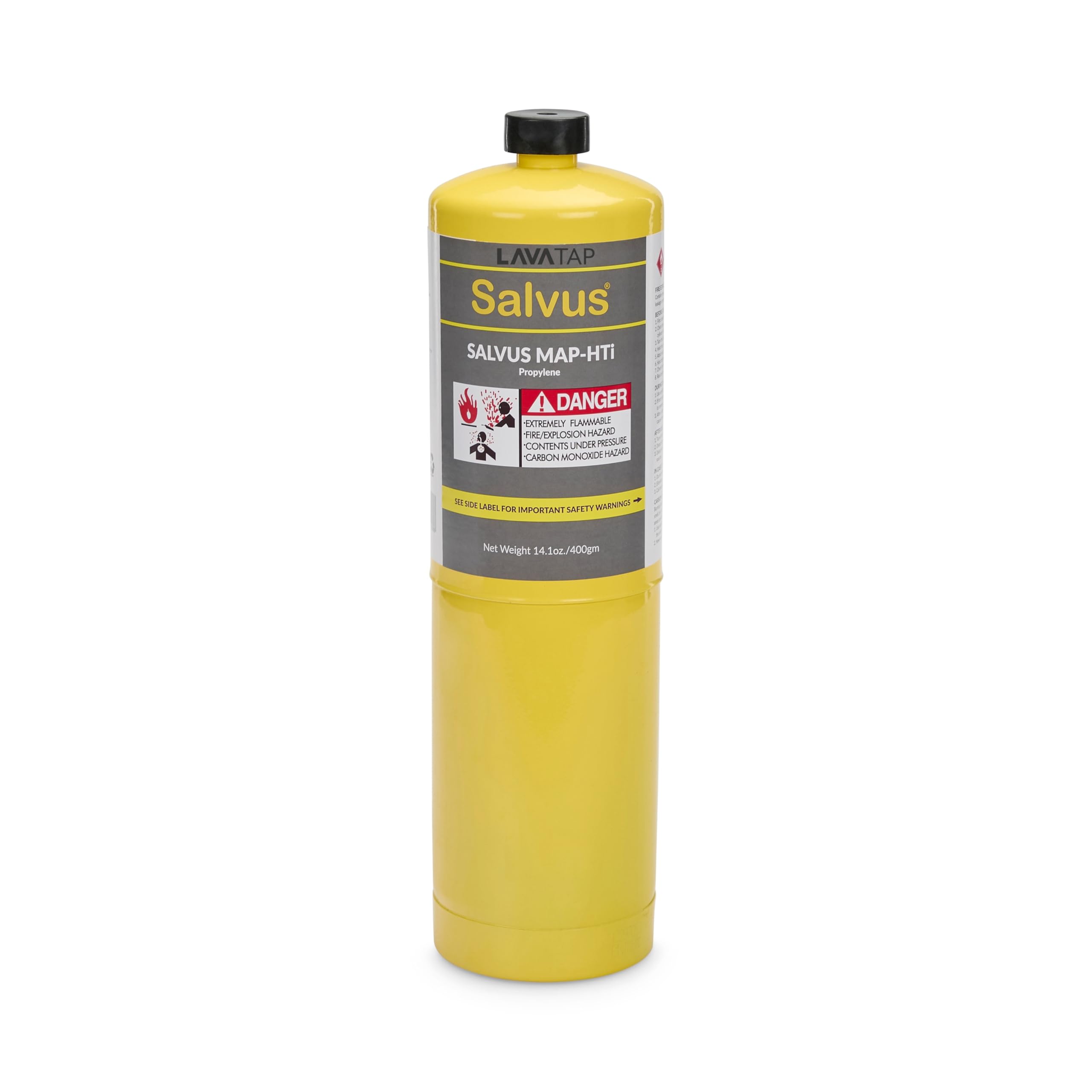 1 x Salvus Map HTi Mapp Gas Bottle for Blowtorch Plumbers Soldering