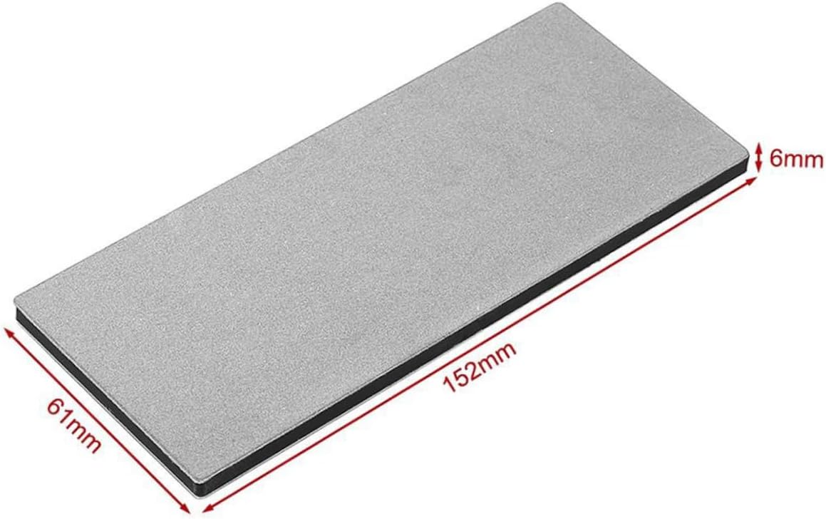 DOITOOL Double Sided Diamond Sharpening Stone for Kitchen Outdoor Use Non-slip Base Cover Excellent Knife Sharpener for Precision