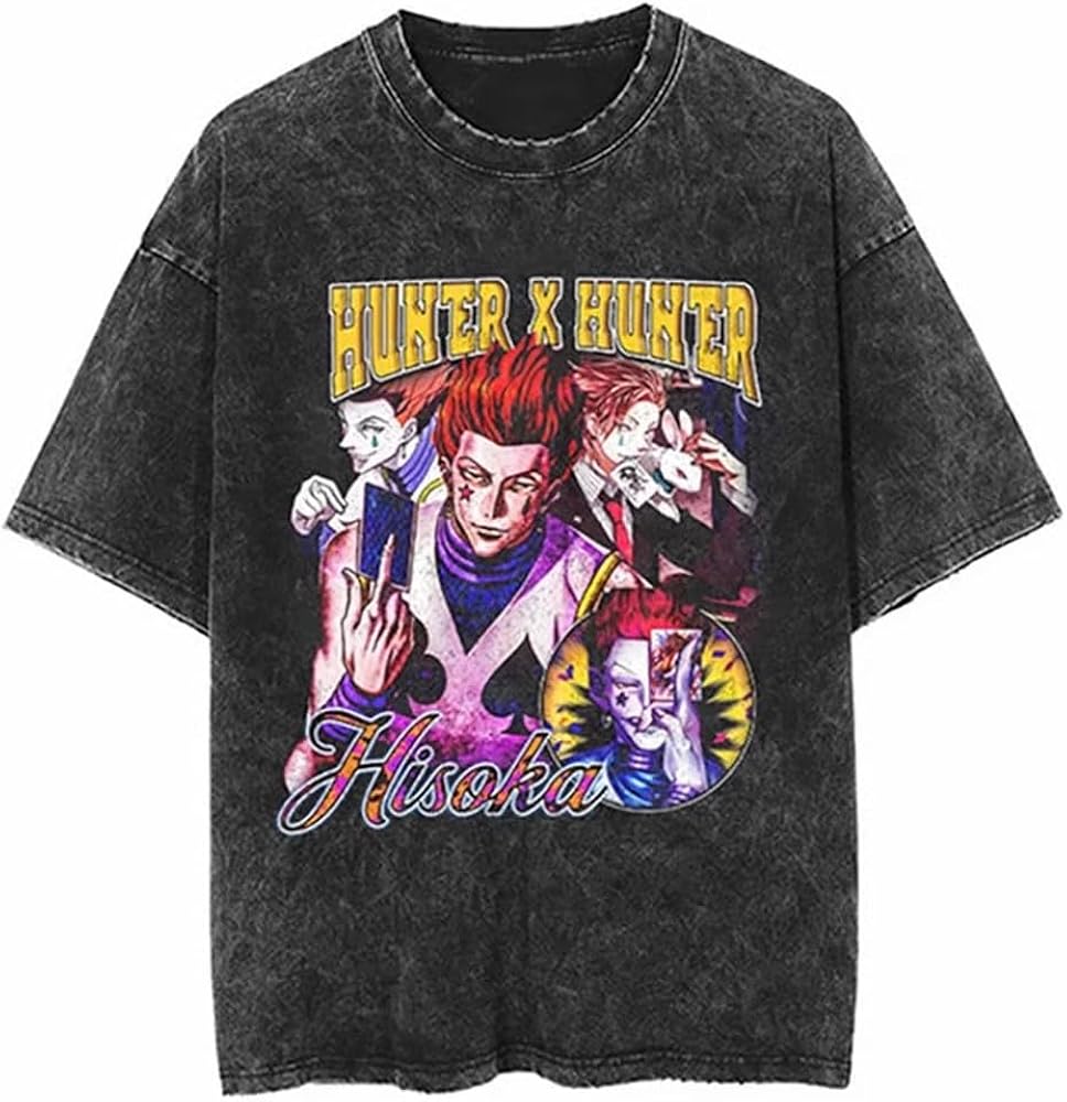 Amazon.co.jp: ハンター×ハンター Tシャツ 半袖 デニムTシャツ ゴン