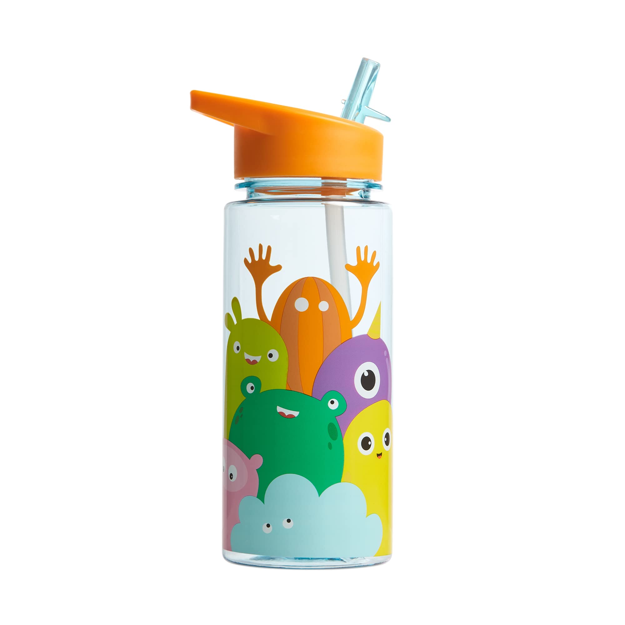 Tinc Happy Family 550ml Leak-Proof Kids Water Bottle With Straw, Multi, 550 ml