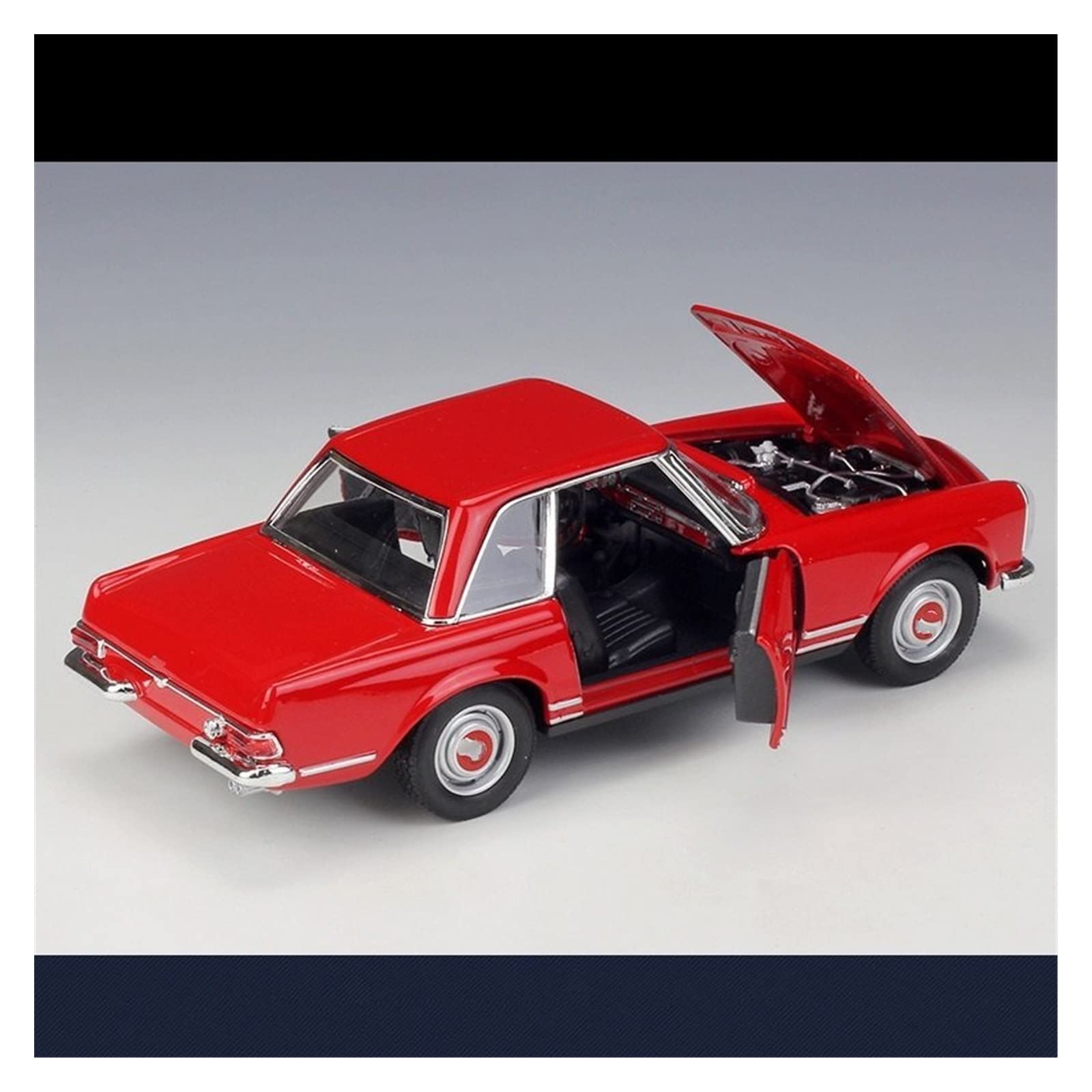 Modello Di Auto In Metallo Pressofuso Modello Classico In Lega 1:24 Per Benz 230SL(White)