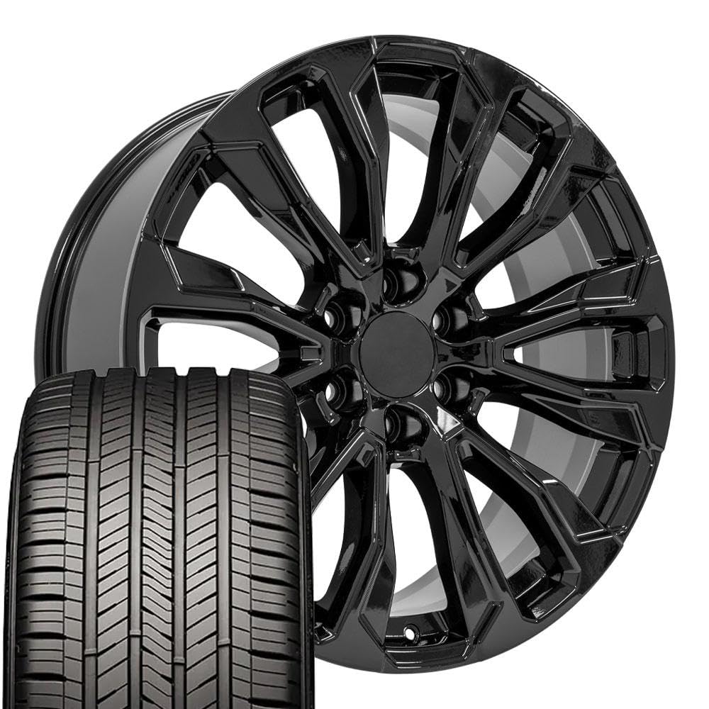 OE Wheels CV30 22x9 Set Black - goodyear eagle touring tire review