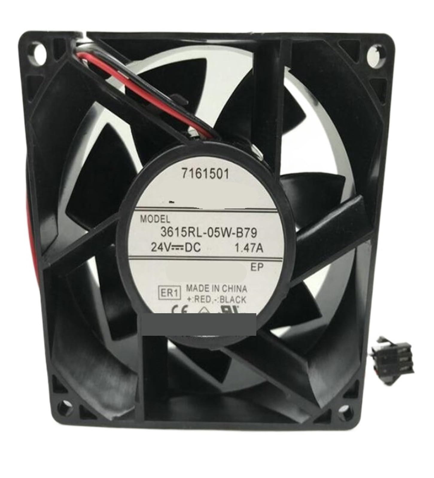 YMUGUEGH 3615RL-05W -B79 9038 DC24V 1.47A 9CM two-wire inverter cooling fan