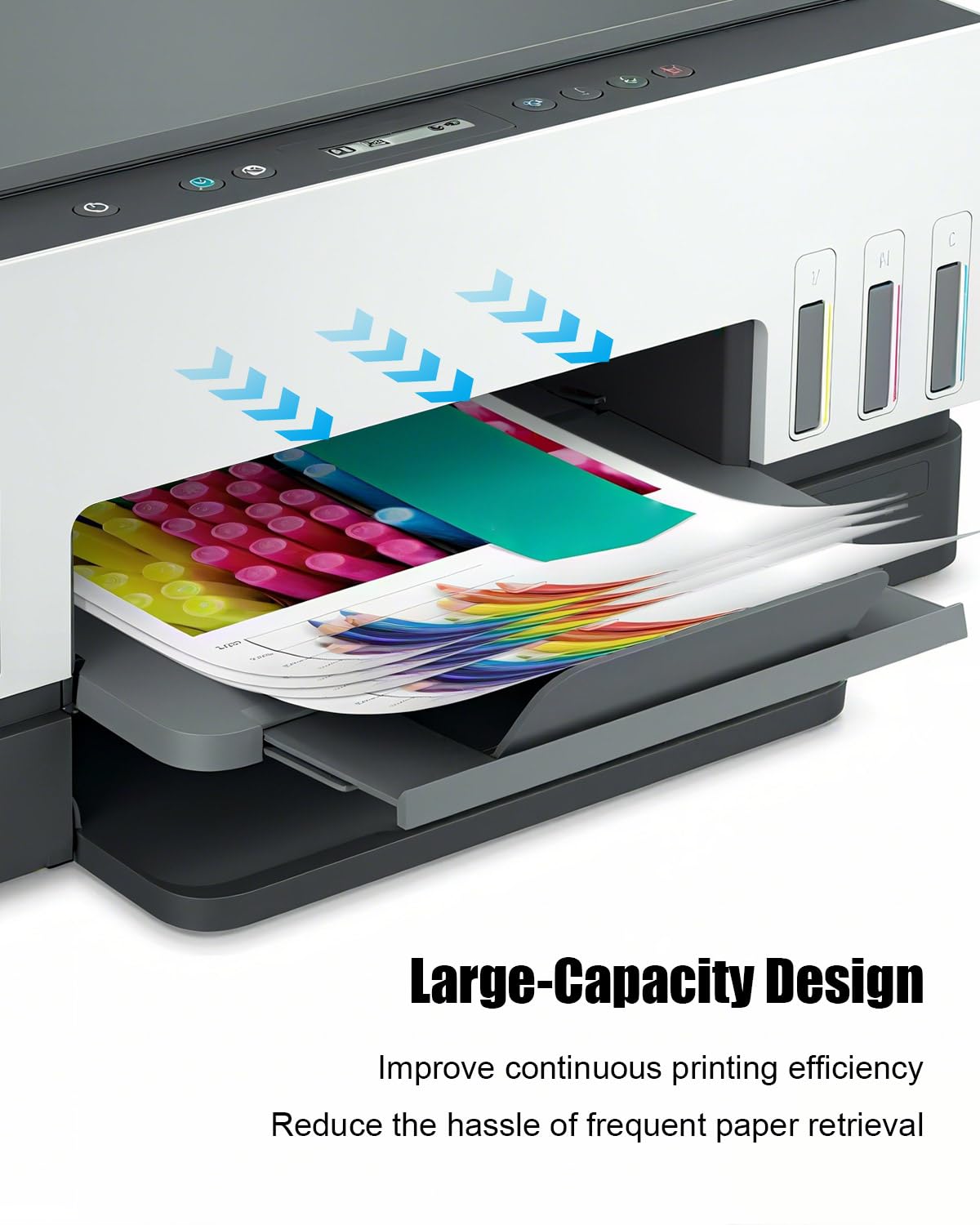 Papierausgabefach passend für HP OfficeJet Pro 9010 9012 9015 9016 9019 9018 9010E 9016E 9015E 9018E 9013E 9110B 9130b 9125e Drucker, nur Papierausgabefach