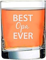 Vista 227 de Best PoPo Ever - Vaso de whisky Bourbon Old Fashsioned de 10.5 onzas grabadas con láser, vasos de cóctel transparentes grabados con grabado a mano