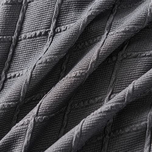 Housse de canapé extensible jacquard café pour un salon chaleureux - 4