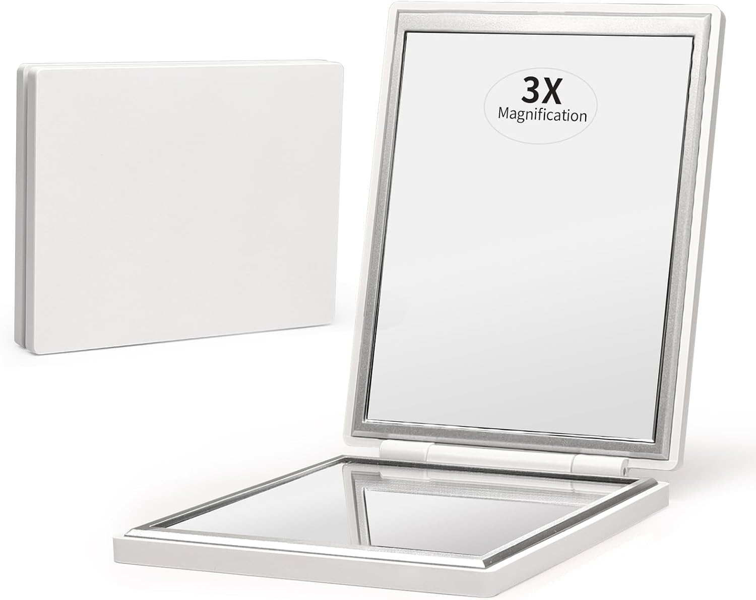 Kintion Compact Mirror, 1x/3x Portable Travel Mirror for Pocket, Purse, Handbag, Pink