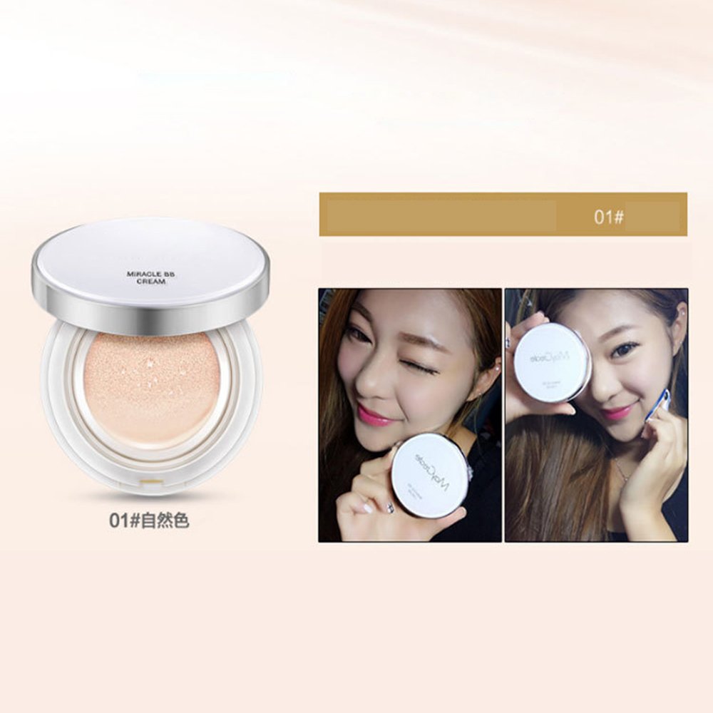 BB Cream CC Moist Air Cushion Compact Cover Foundation+