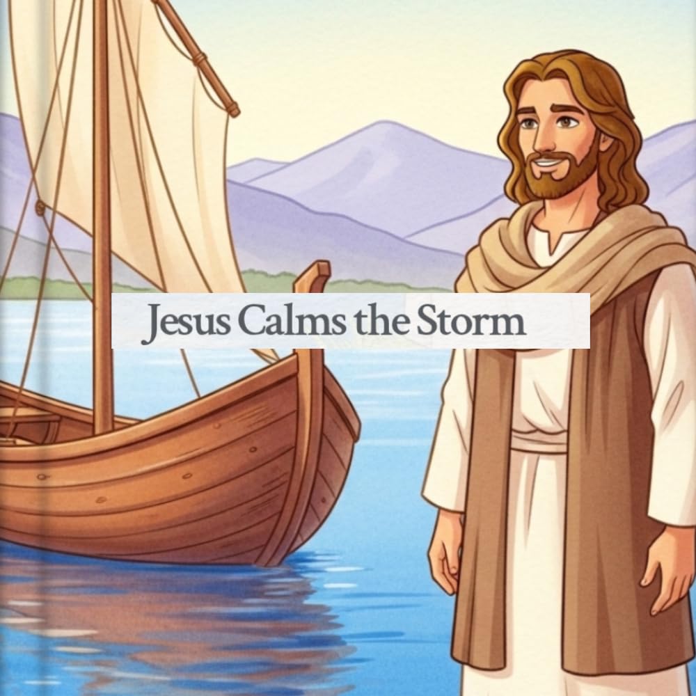 Jesus Calms the Storm: A Gentle Bible Story for Kids About Trusting Jesus (Who is Jesus? For Kids)