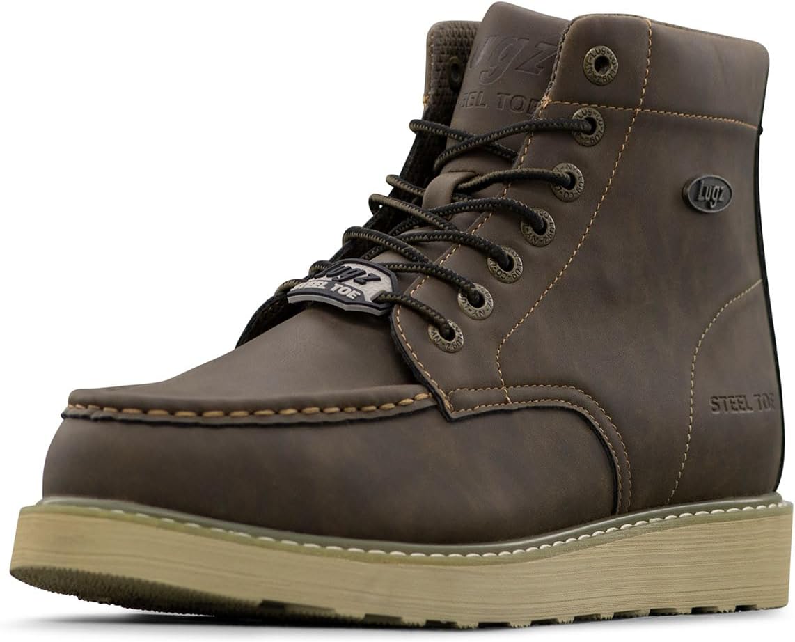 Lugz mens Monterey Steel Toe