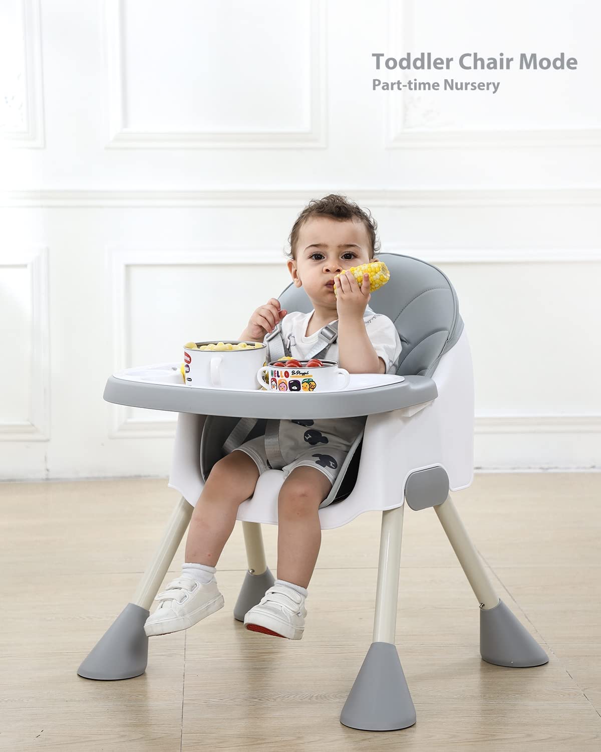 UBRAVOO Kinderstoel voor baby's en kinderen HA-019 (grijs-01