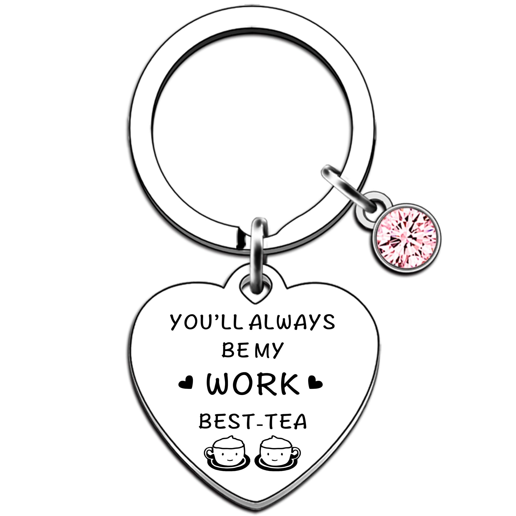 LXSAZP Regalo Collega Donna Portachiavi Colleghe Uomo Regalo Natale Colleghe Regali Per Colleghi Di Lavoro Regali Colleghi Di Lavoro Regali Natale Colleghe Regalo Amica Regalo Per Collega Compleanno