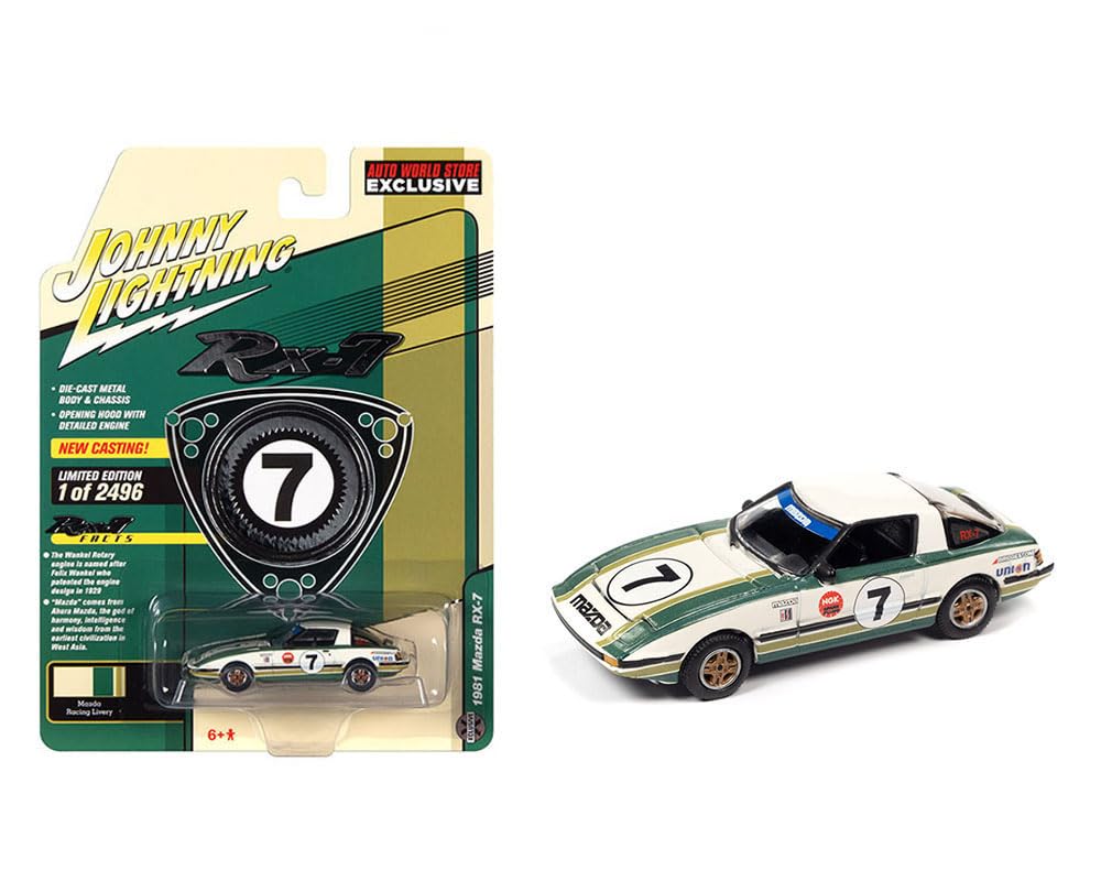 Amazon | Johnny Lightning 1/64 マツダ RX-7 1981#7 ロータリー MAZDA