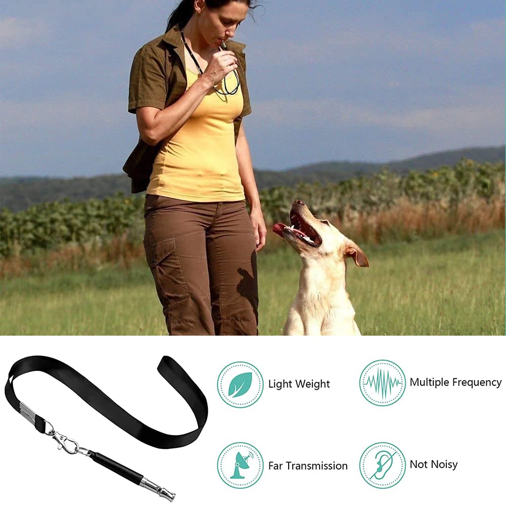Fischietto Ultrasuoni Per Cani ATOYOGA - Kit Addestramento Antiabbaio Con Cordino, Frequenza 211.5 Hz 4000Hz, Materiale ABS - Foto 2