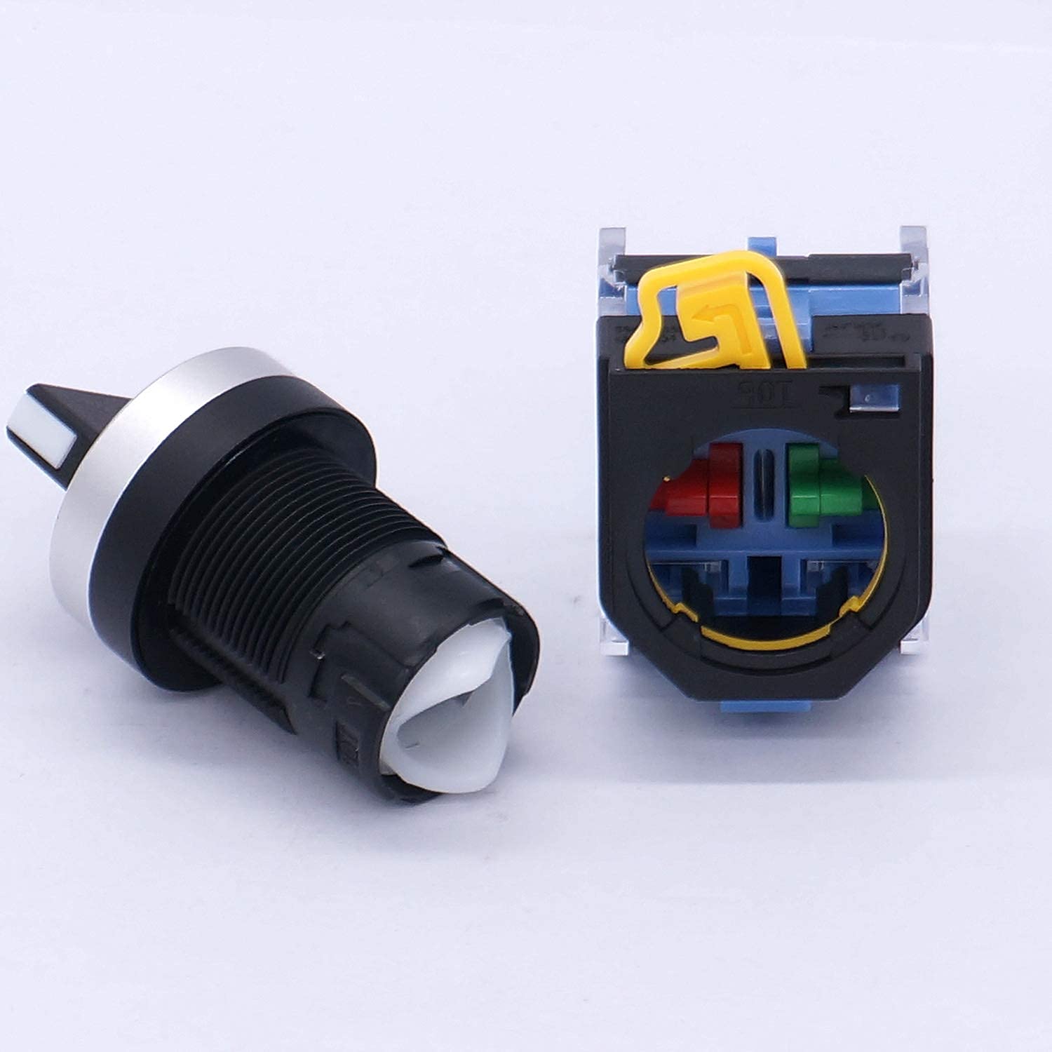Komponenty elektroniczne 22 mm 2 bez zatrzasku utrzymywane trzy 3-pozycyjny obrotowy przełącznik wyboru 440 V 10 A