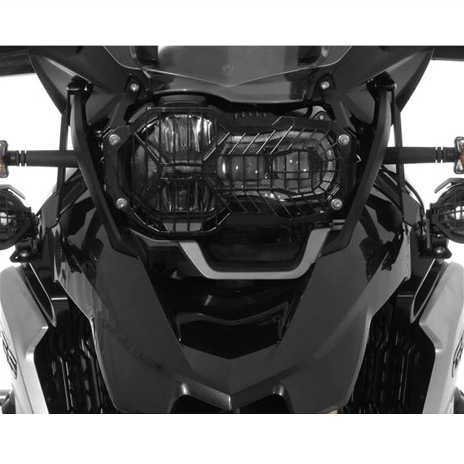 Protezione Faro Moto,Motocicletta Faro Griglia Uso della protezione del faro uso per BMW R1250GS R1200GS. Avventura GS1200. R 1200 1250 GS / Adv LC 2013-2020. Griglia protettiva protezione copertina