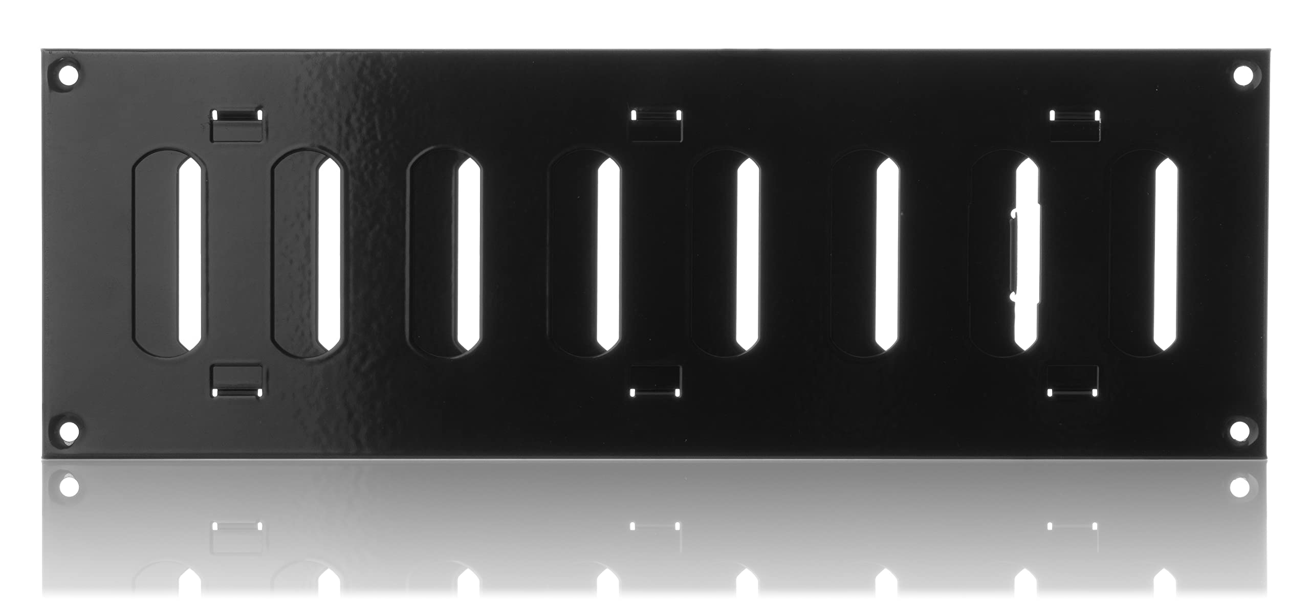 About Vent Black 300X100mm / 12X4 Inch Adjustable Metal Ventilation Grille - Air Vent Cover - Sliding Hit And Miss Vents