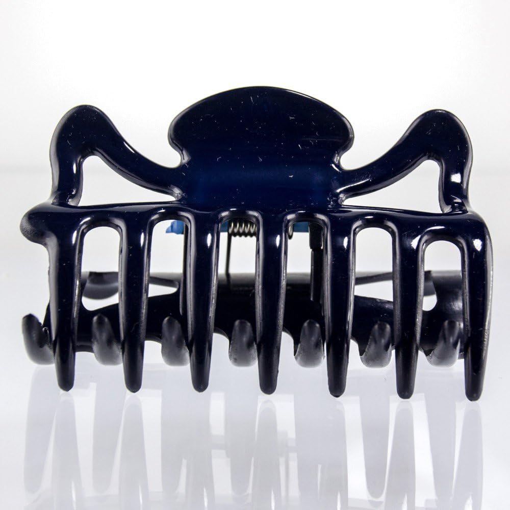 1Pcs Hairclaw large 9cm in navyblue - Made in Germany - WeLoveBeads