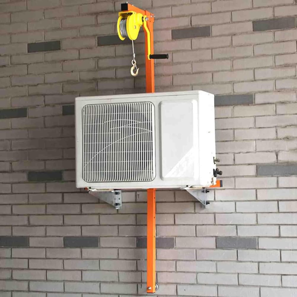 Mshgsku 150Kg 15M Manual Winch Crane Bracket For Air Conditioner Lifting In High-Rise Buildings