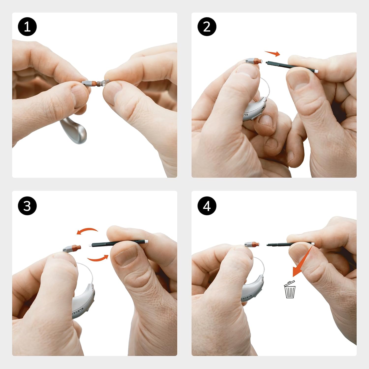 ELEHEAR-Beyond Hearing Aid Series Wax Guards - 4 Packs (32 Filters)