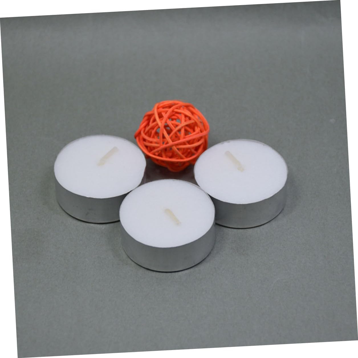 100pcs Unscented Household Tea Light Candles Mini Votive Candles Smokeless White Tea Lights for Home Decor and Warmers Bulk Pack