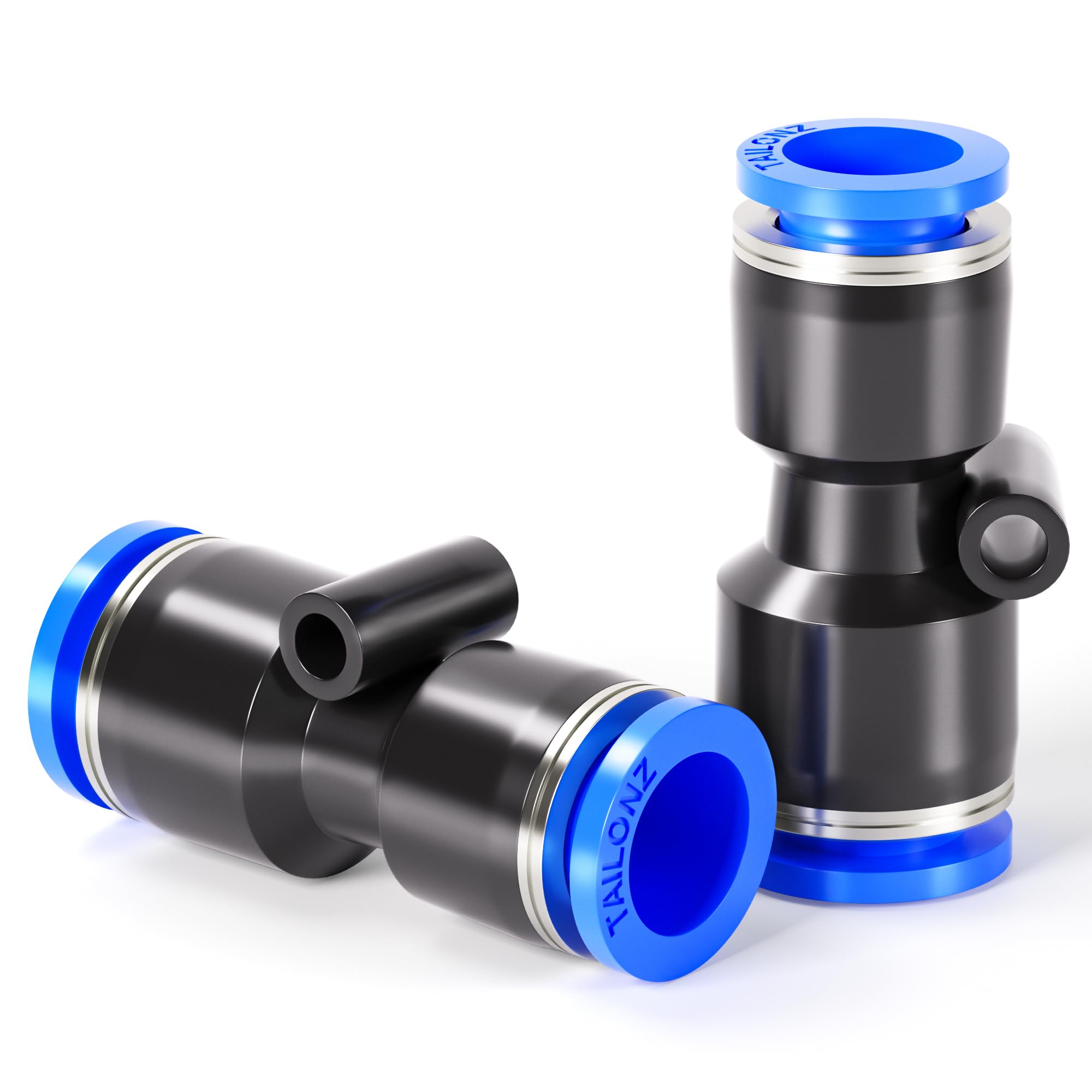 TAILONZ 12mm x 10mm Reducer Push-to-Connect Fitting PG12-10 10Pcs
