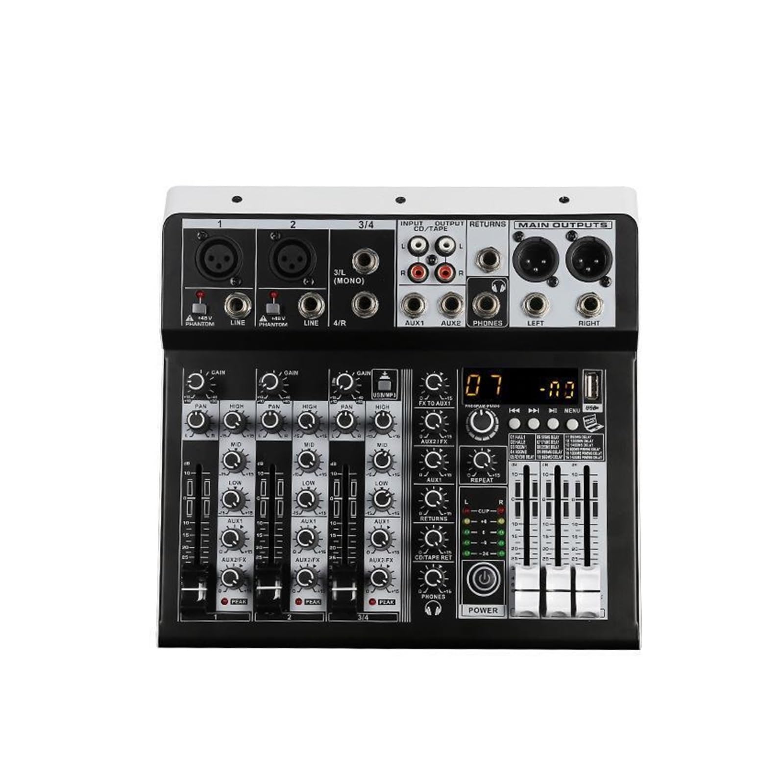 Amazon.co.jp: 音声ミキサー オーディオ ミキサー サウンド 2x