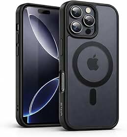 Capa Capinha Magnética Compativel Com Magsafe Para iPhone 15 Pro Max / 16 Pro Max Fosca Anti-Impacto Premium Compatível Carregamento Sem Fio e Acessórios Magnéticos - Brucaro Prime (iPhone 15 Pro Max)
