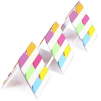 Amazon.co.jp: Shinkito 付箋インデックス 透明 見出し ふせん 6