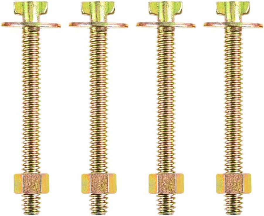 Car Brake Cage Bolts Assembly 4Pcs 800921 Air Spring Brake Chamber Repair Release Bolt Cage Bolt 1/2 Inch Thread