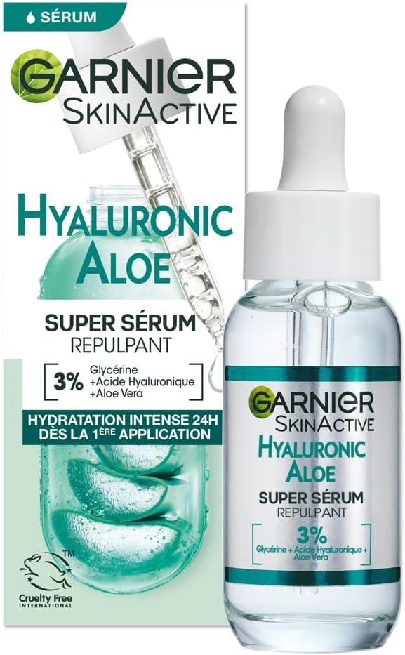 Garnier SkinActive : Avis sur le Sérum Gel Repulpant à l’Acide Hyaluronique et Aloe Vera, Meilleur Soin pour Tous Types de Peaux – Guide d’Achat 30 ml Garnier SkinActive : Avis sur le Sérum Gel Repulpant à l’Acide Hyaluronique et Aloe Vera, Meilleur Soin pour Tous Types de Peaux – Guide d’Achat 30 ml
