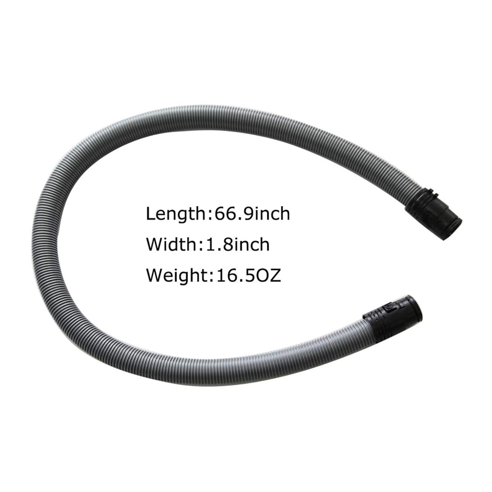 Kompatibel For Miele, C1 C2 Bodenstaubsauger, Ersatzschlauch, 1-1/2 Zoll, 38 Mm, Zubehör, 1,7 M, Flexibler Saugschlauch, 07736191