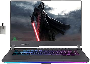 Asus 2022 ROG Strix G15 15.6'' FHD 144Hz Gaming Laptop, AMD Ryzen 7-4800H, 16GB RAM, 512B PCIe SSD, Backlit Keyboard, GeForce RTX 3060 Graphics, Windows 11 Home, Gray, 32GB Snowbell USB Card