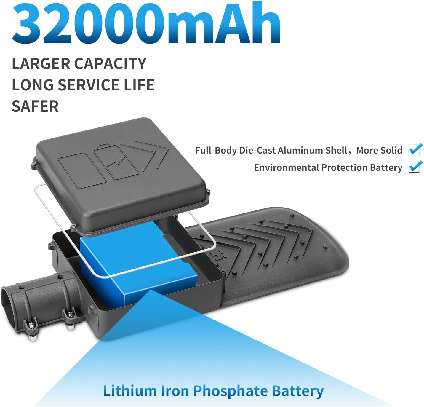 Bеѕt Rеvіеw 200W Solar Street Light Outdoor 32000mAh Auto On/Off Dusk to Dawn Solar Street Lamp IP65 Waterproof with Remote Control 6500K Cool White Security LED Flood Light for Yard Garden Playgroud Project