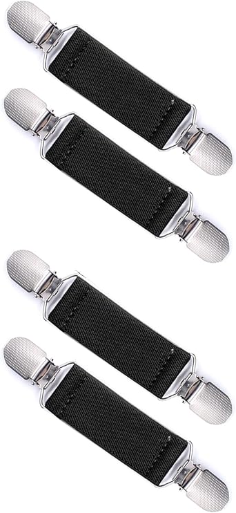 UTTPLL Glove Clips Stainless Steel Gloves Clips For Kids Babys Toddlers Winter Boys Girls Elastic Mitten Clips