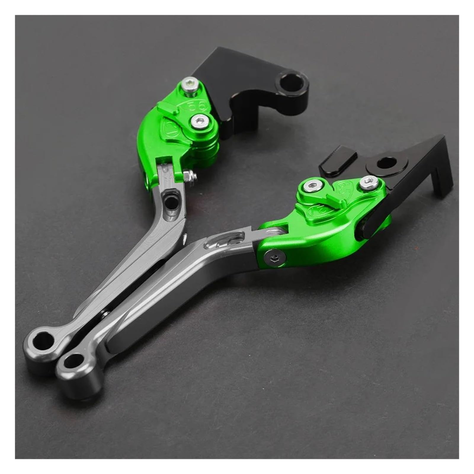 Rvevfbkbal K Brake Clutch Lever Handle Levers Extendable Adjustable For Ninja 500 Z500 2024-2026(K)