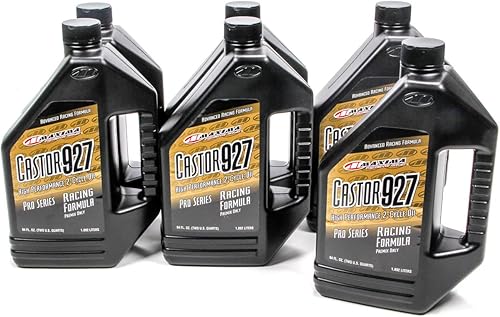 Vista 7 de Maxima Racing Oils 23901-4PK Castor 927 Racing 2-Stroke Premix Oil Botella de 1 litro, paquete de 4