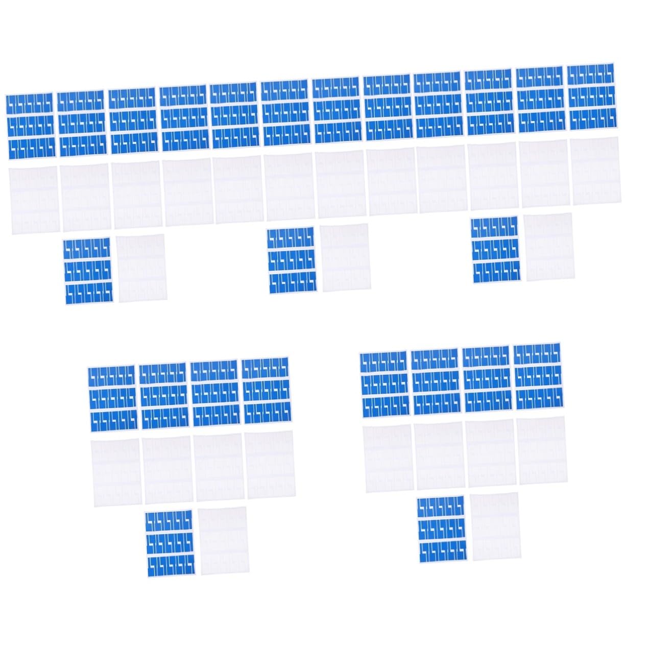 50 Feuilles Étiquettes Câble Adhésives Étanches Résistantes à Haute Température pour Identification Fil Électrique et Ethernet Autocollantes et Inscriptibles pour Bureau et Maison