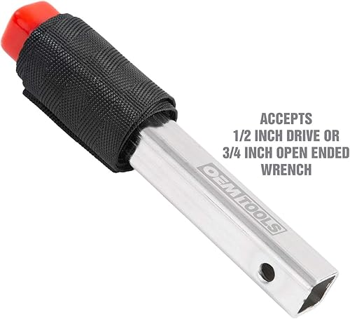 Miniatura 3 de OEMTOOLS 25079 Llave de filtro de aceite de correa, llave de correa resistente, correa de filtro de aceite, agarre de llave de hasta 6 pulgadas,