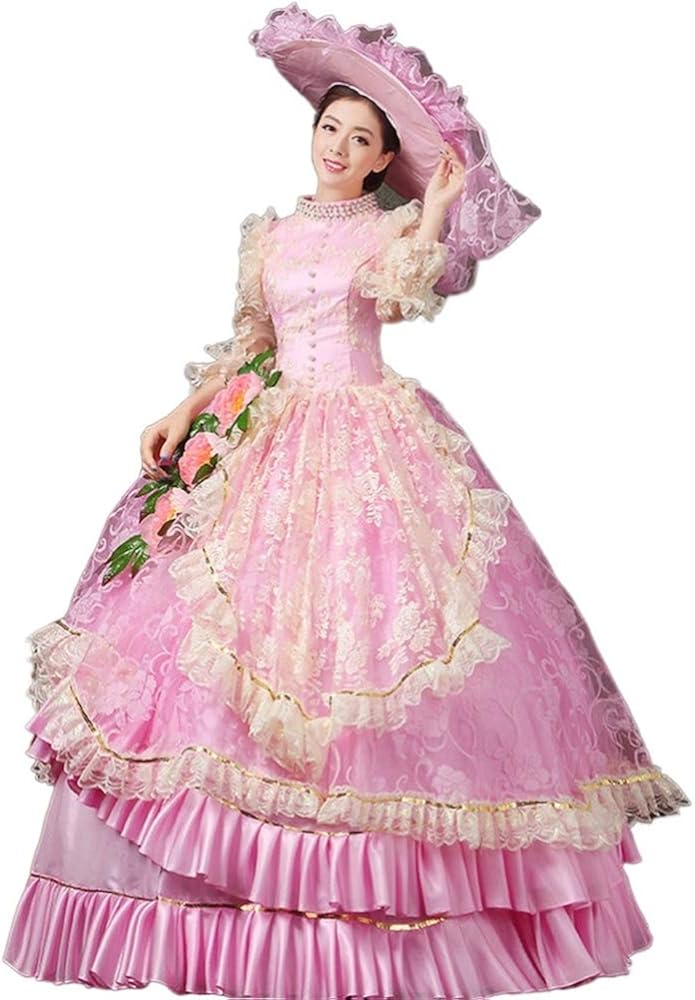 Gratty ストアー M 3xl レッドドレス 中世貴族風 豪華 お姫様 ウェディングドレス プリンセスライン 演劇 衣装 舞台衣装 カラードレス ステージ 舞台ステージ