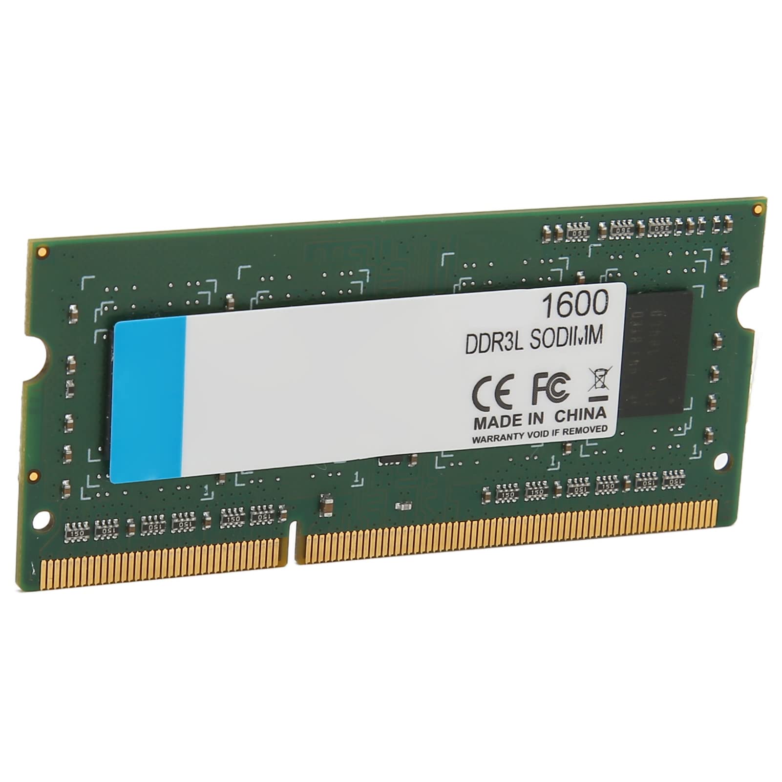 Cuifati Pamięć DDR3L 1600 MHz RAM do Laptopa, 204Pin SODIMM 64 Bity Plug and Play 1,35 V/1,5 V Moduł Pamięci RAM do Komputera Stacjonarnego, Poprawiona wydajność Systemu Laptopa DDR3L 1600 MHz (8GB)