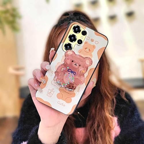 Phone Case Compatible with Oukitel C68, Anti-dust Phone lens protection Glitter Waterproof Soft Case Rotatable stand Silicone pr