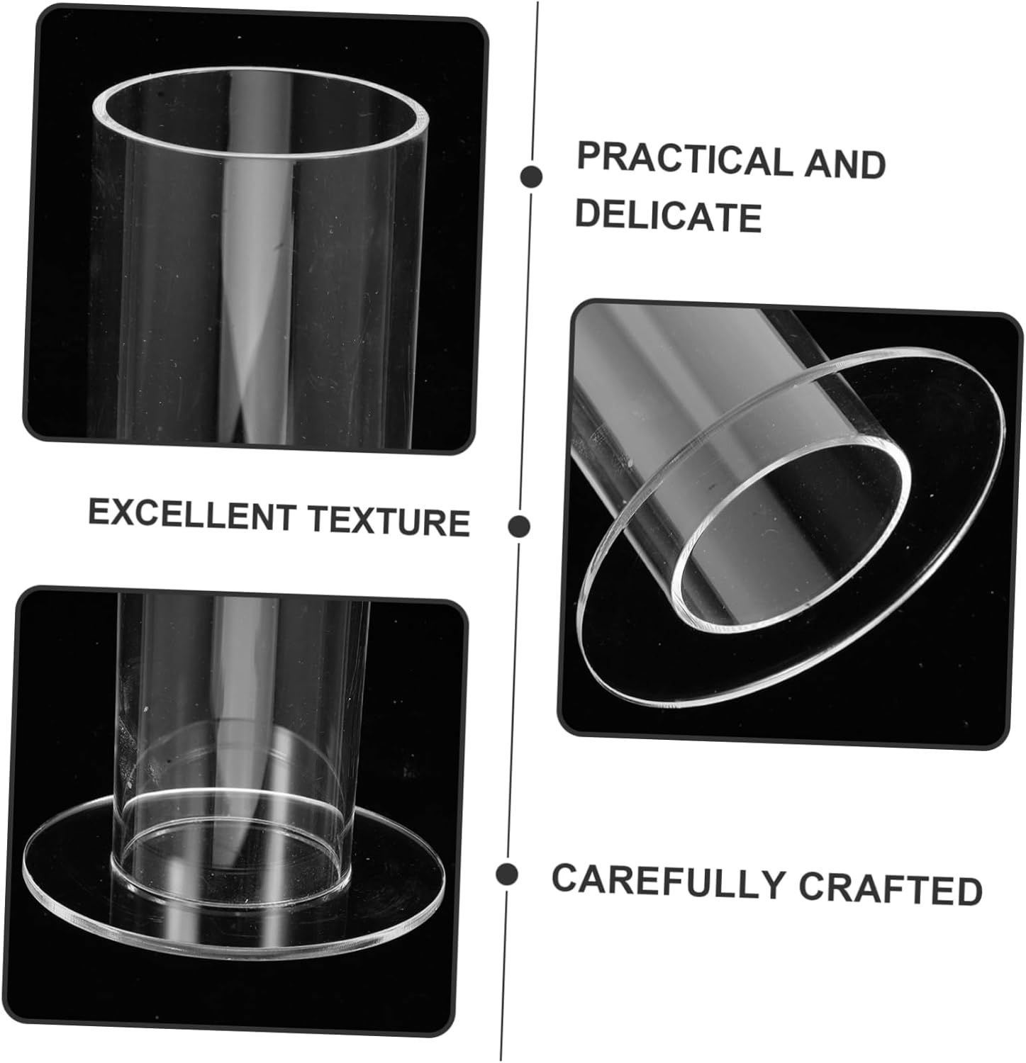 Healeved 5pcs Vertical Tower Hair Tie Organizer Scrunchie Holder and Bracelet Stand for Stylish Home Decor Durable and Accessory Storage