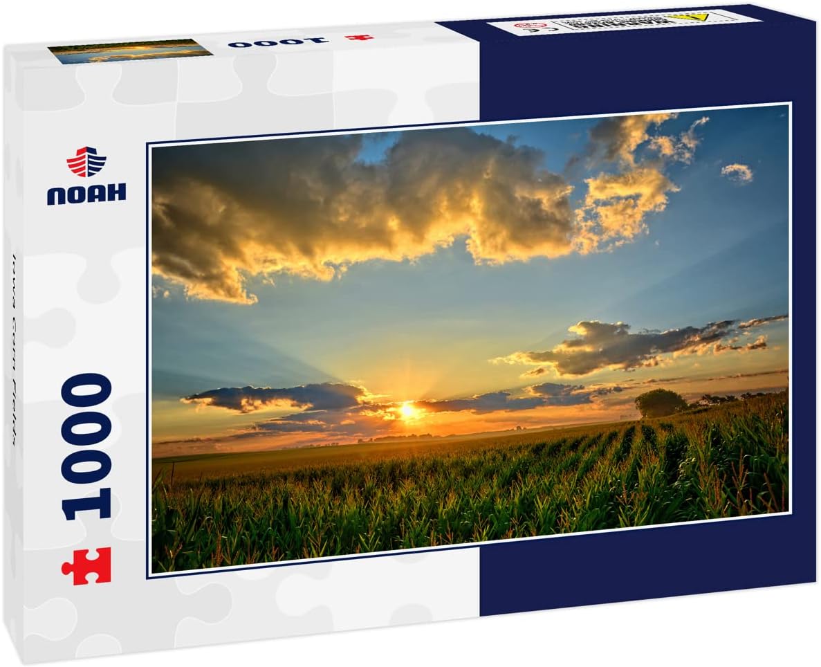 Noah Jigsaw Puzzle Iowa Corn Fields 1000 Pieces Toys & Games
