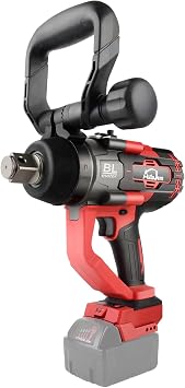 Cordless Impact Wrench 1 inch Brushless High Torque 2200 Ft-lbs 3000 N.m Heavy-Duty Impact Wrench Compatible with Milwaukee 18V Battery No Battery with 3 Modes, LED Work Light